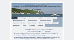 Desktop Screenshot of luxus-ferienhaus-am-meer.de